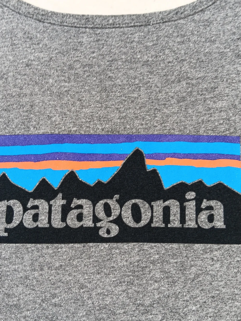 Patagonia Shirt Mens XL Gray P-6 Logo Responsibili-Tee Tank Top Sleeveless - Picture 5 of 12
